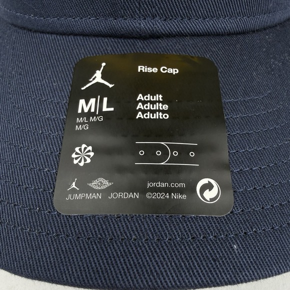 Nike Jordan NWT Michigan Wolverines Rise Hat Cap Adult M/L Mesh Adjustable - Picture 7 of 9